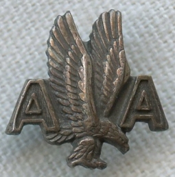 Mid-1950s American Airlines 1 Year of Service Sterling Pin by Balfour