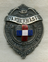 Rare Circa 1910s-1920s American Life Saving Society (ALSS) Quartermaster Badge