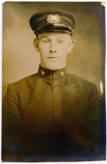 1917 RPPC Post Card Portrait Image of American Steamship Co. (ASC) Officer Inscribed and Dated