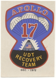 1972 US Navy Apollo 17 UDT Recovery Team Decal