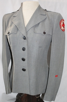 WWII American Red Cross Women's Tunic in Gabardine Wool
