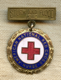 Unique & Wonderful Early A. R. C. Nurse Pin.