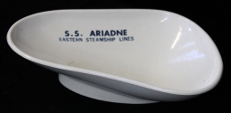 Late 1950's - Early 60's Eastern Steamship Lines S.S. Ariadne Shipboard Cufflink Tray