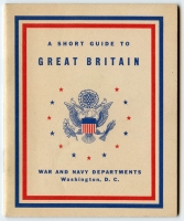 1943 United States Army & Navy Guide to Great Britain in Excellent Condition