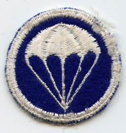 Early WWII US Army Parachute Infantry Cap Patch on Wool