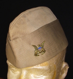 RARE Australian Made WWII US Army Transportation Service Cap & Insignia