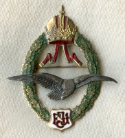 Beautiful WWI M1913 Austrian Air Force Pilot Badge Made in 1920s for Veteran Wear