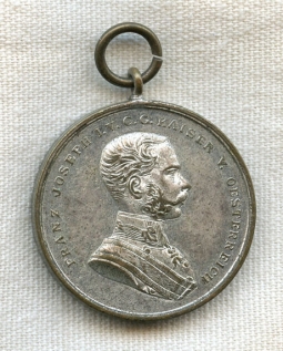 WWI Austrian Franz Josef Silver Medal for Bravery