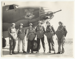 Great B-26 Crew Shot with "Mr. Fala", 455th BS, 323rd BG, 8th & 9th AF