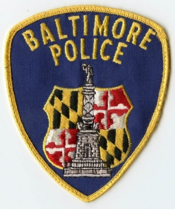 1980's Baltimore, Maryland Police Patch