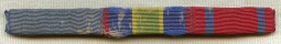 Interesting Early 20th C. NY National Guard Ribbon Bar with US Treasury Silver Life Saving Medal