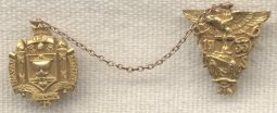 Beautiful 14 Karat Gold 1933 US Naval Academy Sweetheart Pin