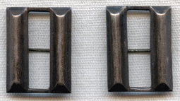 Beautiful Pair of WWI US Army "Coffin Bars" Captain Insignia by BB&B