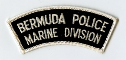 Circa 1970s Bermuda Police Marine Division Arc Patch