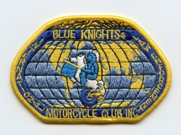 Circa 1980s Blue Knights International Law Enforcement Motorcycle Club Patch