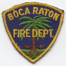 1960's Boca Raton, Florida Fire Department Patch