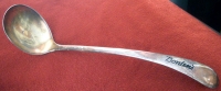 Wonderful Early 1900s Borden's Malted Milk Silver Plate Scoop for Soda Fountain Use