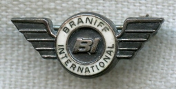 1960s Sterling Braniff International Airways Service Lapel Pin