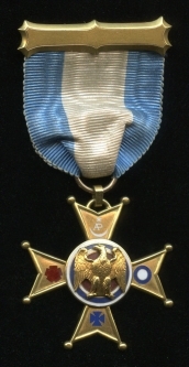 Unique Cased 14K Gold Presentation Medal to Civil War Brevet Brigadier General William Dunlap Dixon