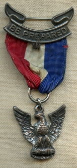 Nice Ca 1960's BSA Eagle Scout Medal in Sterling by RRobbins.