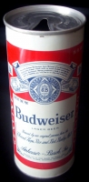 Circa 1970 Budweiser Beer (by Anheuser-Busch) 16 Ounce Beer Can
