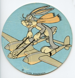 Awesome Ca 1944 USAAF 435th F. S, 479th F. G., 8th Air Force BUGS Bunny Jacket Patch.US Made