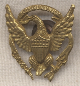 Circa 1900 US Army Officer Cap Badge