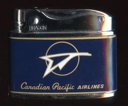 Minty, Unfired 1950s Canadian Pacific Airlines Lighter by Dragon in Original Box