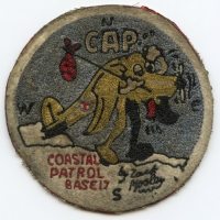 Super Rare "Signed" 8/42-8/43 USAAF Civil Air Patrol (CAP) Coastal Patrol Base 17 Patch