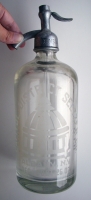 Vintage 1920s Capitol District Seltzer Bottle from Albany, New York (Large Dome Design)
