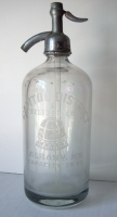 Cool 1920s Capitol District Seltzer Company Bottle from Albany, New York (Small Dome Design)