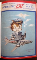 Ext. Rare Volume 4 CAT Bulletin, Orig. Owned by Claire Chennault's Secretary