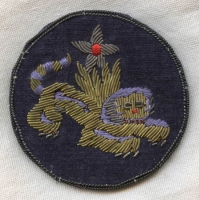 Wonderful Unique Early WWII USAAF CATF (China Air Task Force) Bullion Shoulder Patch