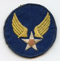Unique USAAF CBI Theatre-Made Shoulder Patch Owned by 20th AF Veteran Earl Hoffsis of Ohio