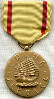 Late 1940's United States Navy China Service Medal
