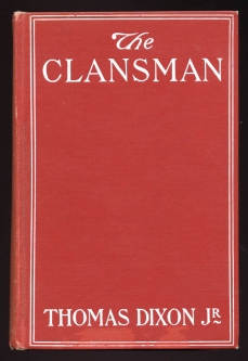 Rare 1st Edition of "The Clansman" by Thomas Dixon Jr with Bookplate from John J. Glessner NH Home