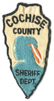 Circa 1960s Cochise County Arizona Sheriff Department Uniform Patch