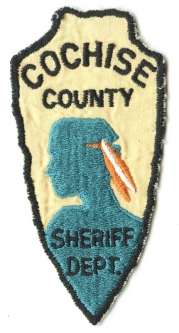Early 1970's Cochise County, Arizona Sheriff Dept. Uniform Patch