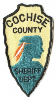 Late 1970's Cochise County, Arizona Sheriff Dept. Uniform Patch