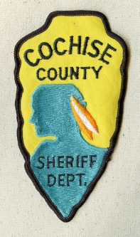 1970's Cochise County, Arizona Sheriff Dept. Uniform Patch