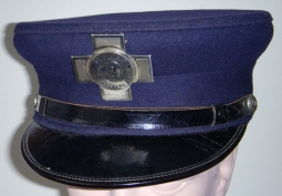 Circa 1900 Fireman's Dress Visor Hat from Concord, New Hampshire Old Fort Engine Co. #2