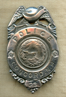 Concord NH Police Badge
