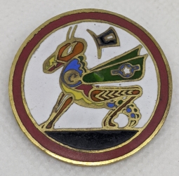 Ext. Rare, ca 1946 US Army Constabulary Air Liaison Squadron Badge. European Made