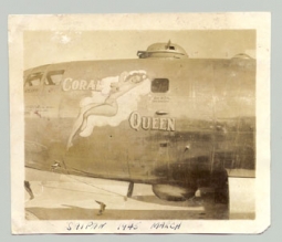 B-29 NoseArt Photo Coral Queen Pin-Up