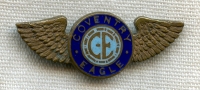 Rare 1920s Coventry Eagle UK Motorcycle 'Wings' Badge