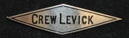 Rare, Very Early Gasoline Service Station Hat Badge Ca. 1900's of Crew Levick of Philadelphia