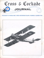 Summer 1964 "Cross & Cockade" Journal Vol. 5 No. 2 Society of WWI Aero Historians