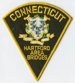 1960s Connecticut Hartford Area Bridges Worker Patch