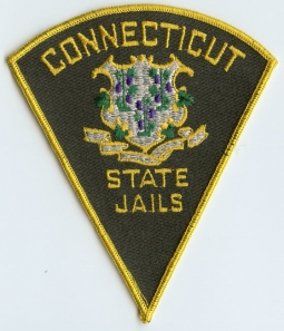 1970's Connecticut State Jails Patch on Gabardine Wool