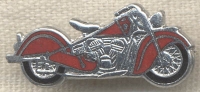 1950s Indian Motocycles Enameled Lapel Pin by Hookfast